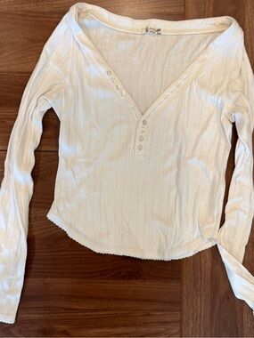 FP pointelle Henley